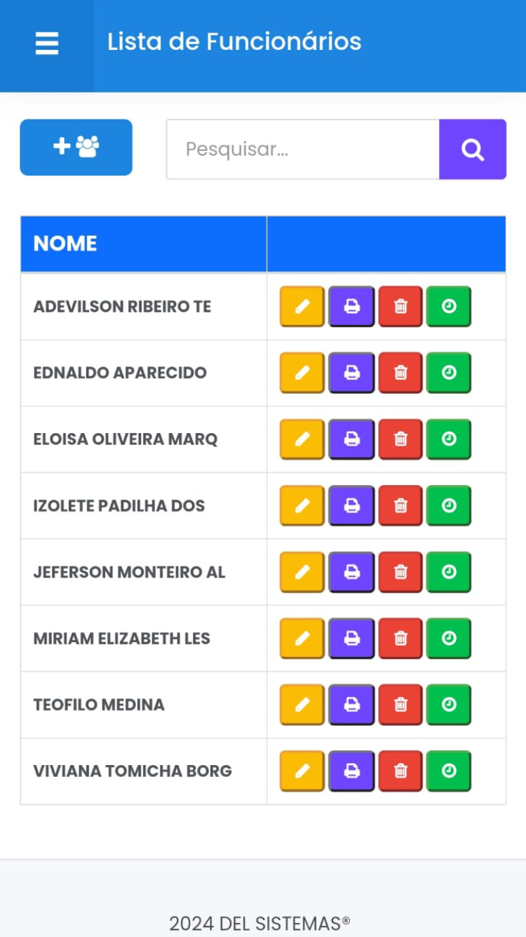 Dashboard do Del Ponto